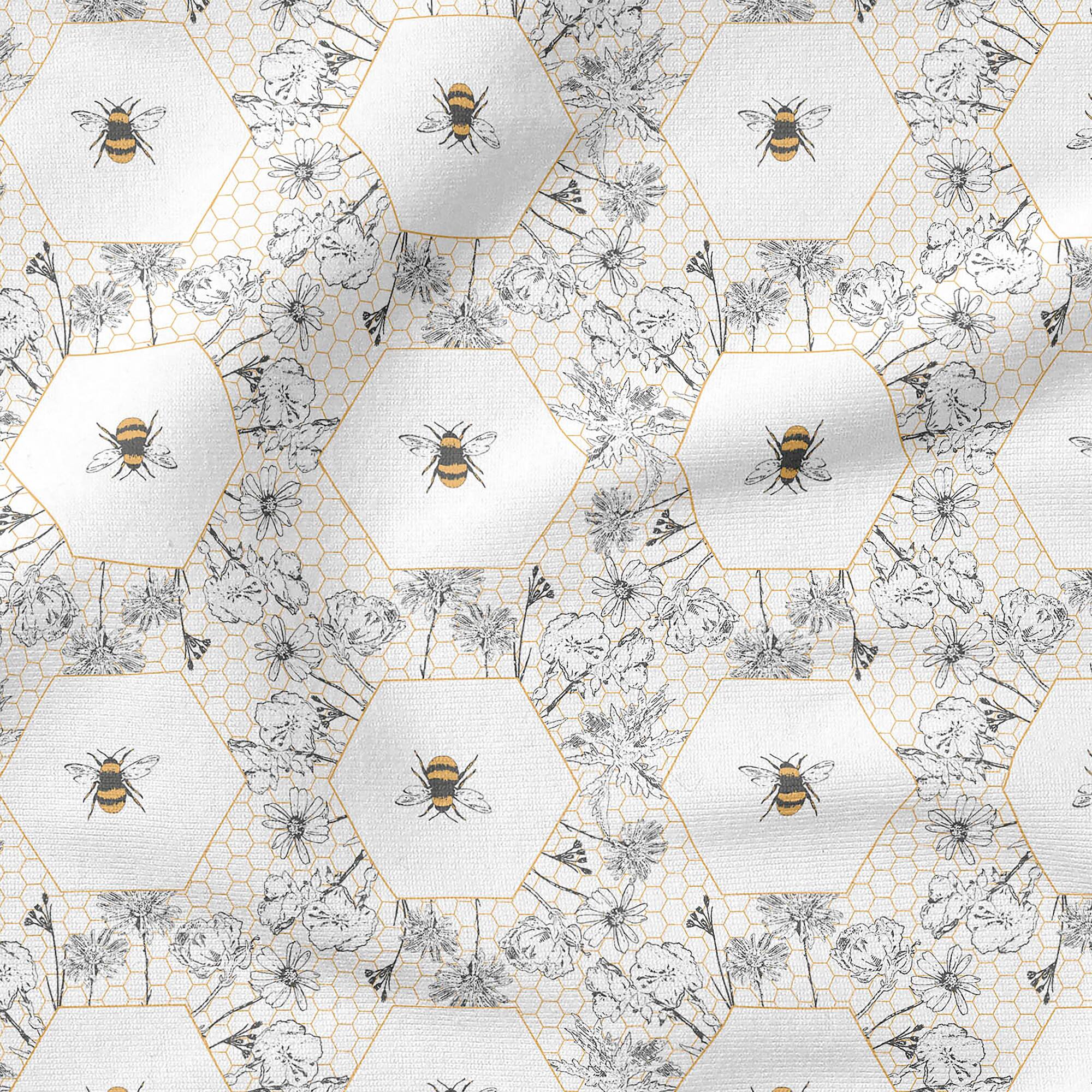 Fabric Editions Bumble Bee Cotton Fabric